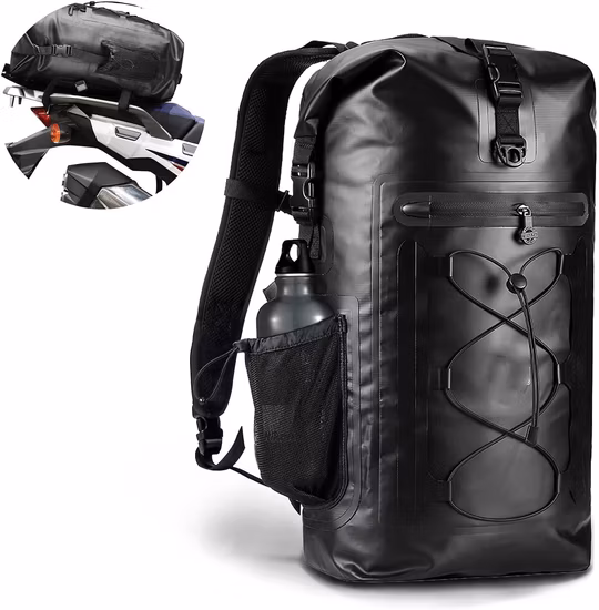 Wasserdichter Rucksack Große Kapazität Trockentasche Motorrad Reisetasche Outdoor Bl16085