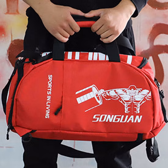 Fabrikspezifische Logo-wasserdichte, leichte und langlebige Reise-Sport-Fitness-Sporttasche